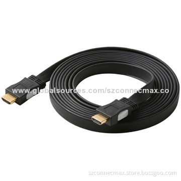 Flat HDMI Cable, Full HD, Up to 1.0 to 15m Longest Distance